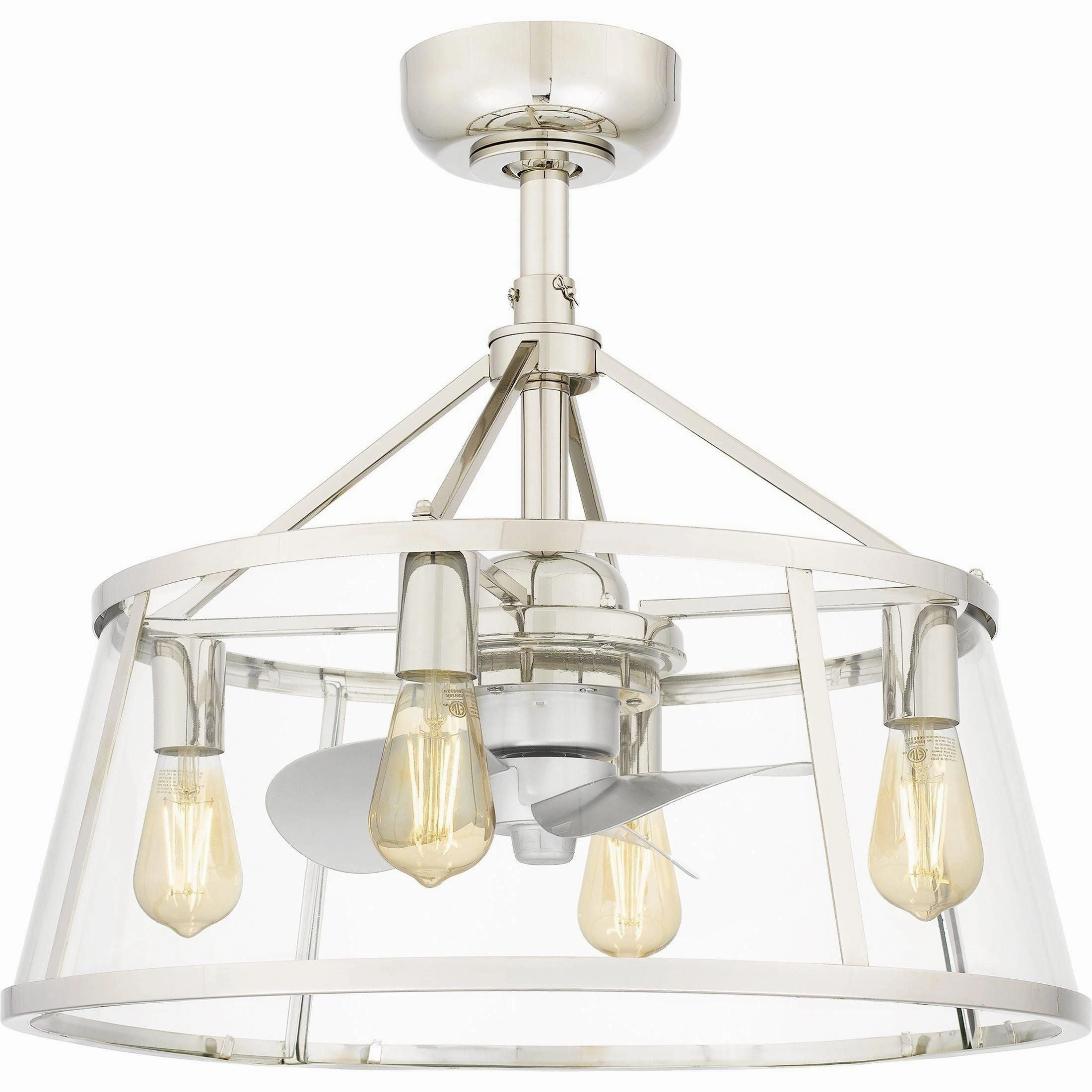 Barlow Fandelier ceiling fans with integrated LED lighting
