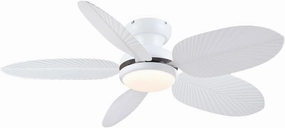 BayDay Ceiling Fans with Lights, Ceiling Fan with Remote APP Flush Mount Low Profile Ceiling Fan with Lights White 45 inch App-controlled remote fan for convenience
