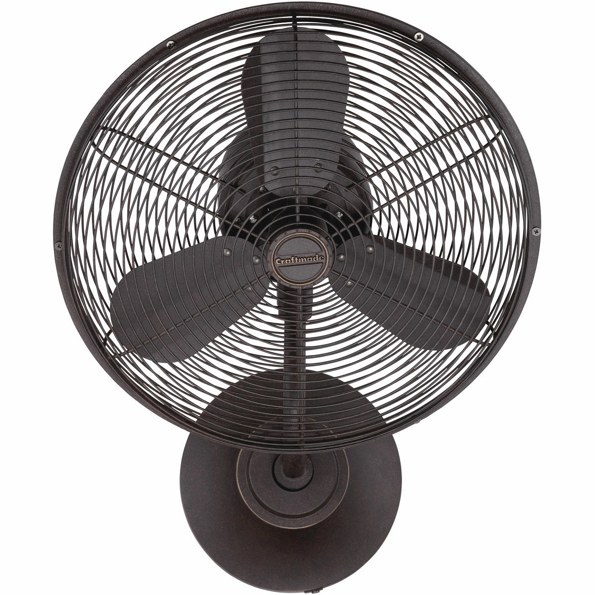 Bellows I Hard-wired Indoor/Outdoor Wall Mount Fan Aged Bronze Textured compact portable fans for travel and camping