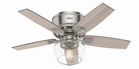 Bennett 44"Ceiling Fan Brushed Nickel ifan smart fans for connected homes