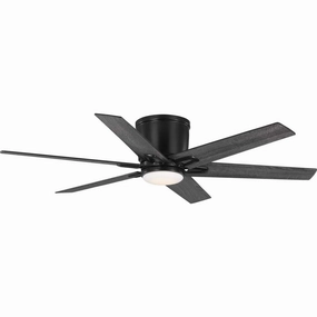 Bexar 54"Ceiling Fan Matte Black ifan smart fans for connected homes