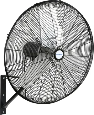 BILT HARD 6500 CFM 24in. High Velocity Industrial Wall Mounted Fan, 3-Speed Oscillating Heavy Duty Air Circulator for Commercial Use, Garage, Warehouse, Factory and Jobsite - UL Listed 360-degree rotating fan for home use