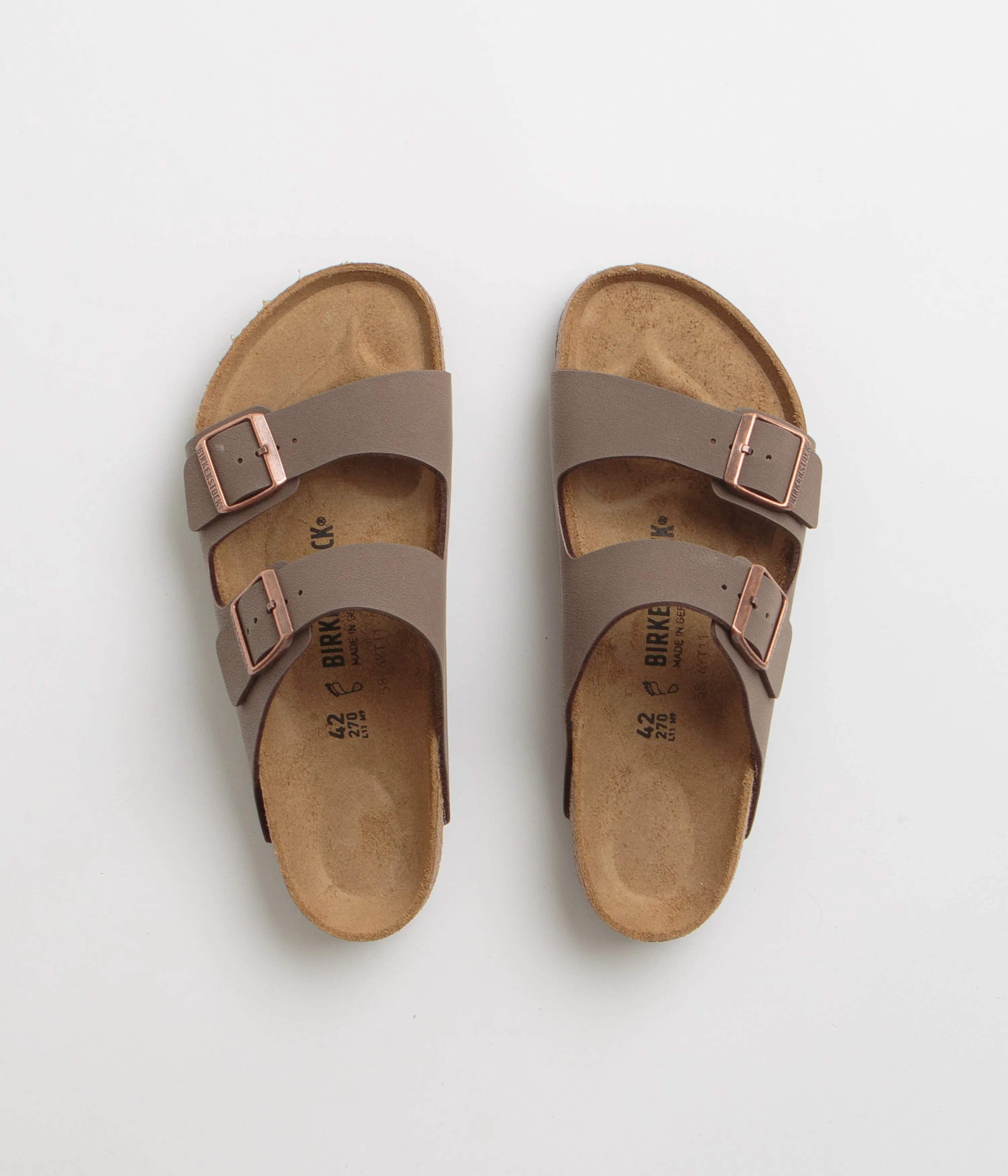 Birkenstock Arizona BF Sandals - Mocha Birkenstock Shoes