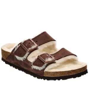 Birkenstock Arizona Leather & Shearling Sandal