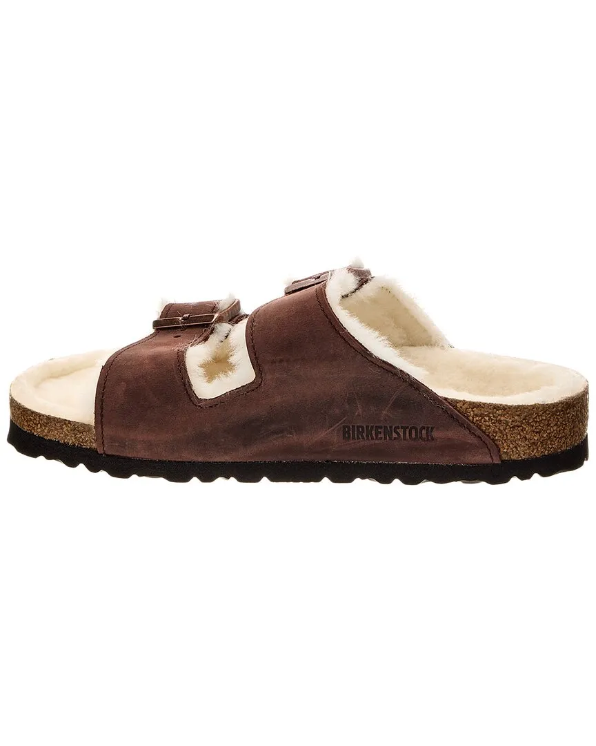 Birkenstock Arizona Leather & Shearling Sandal