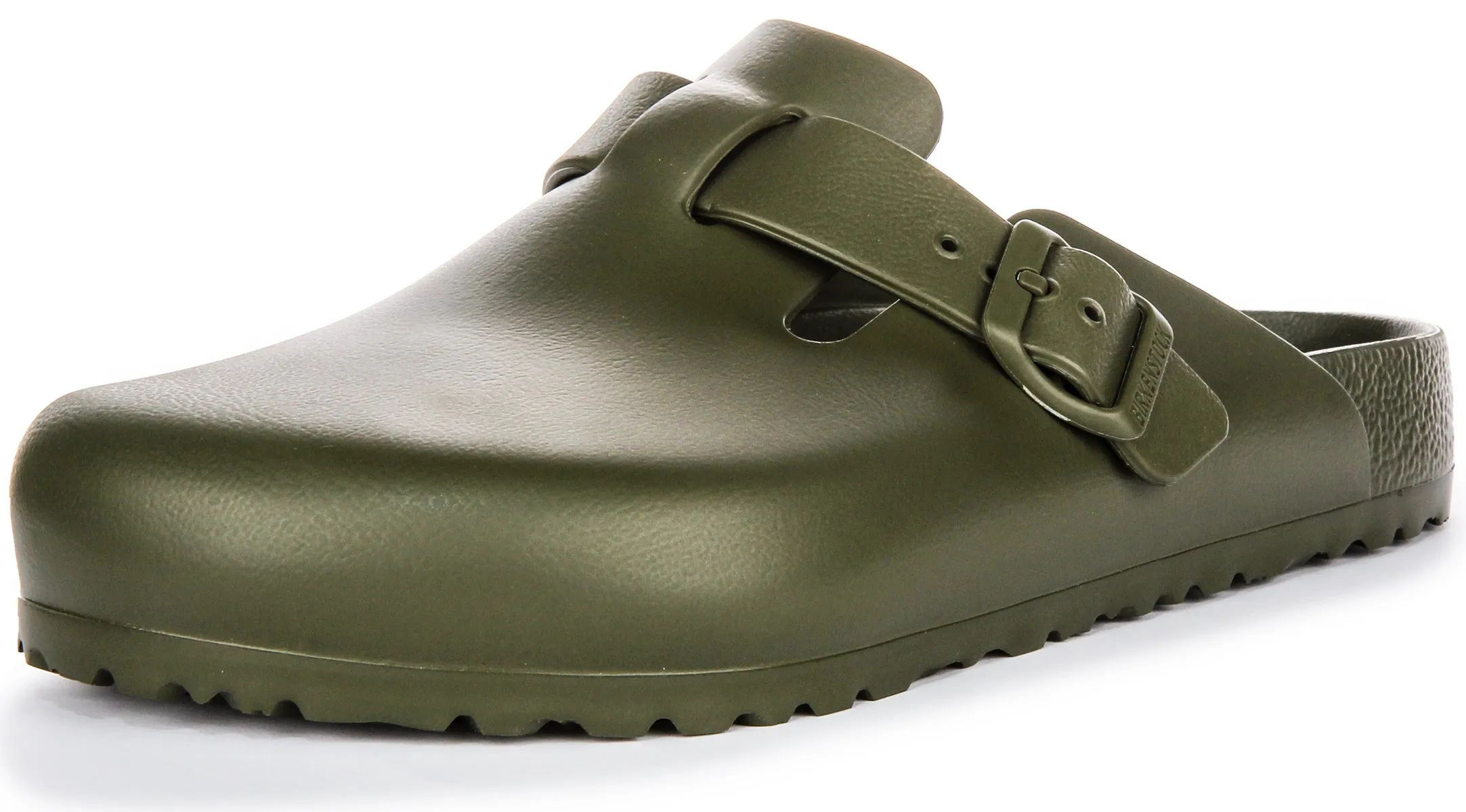 Birkenstock Boston Eva In Khaki Green | Regular Fit Shoes Birkenstock