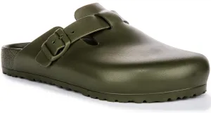Birkenstock Boston Eva In Khaki Green | Regular Fit Shoes Birkenstock