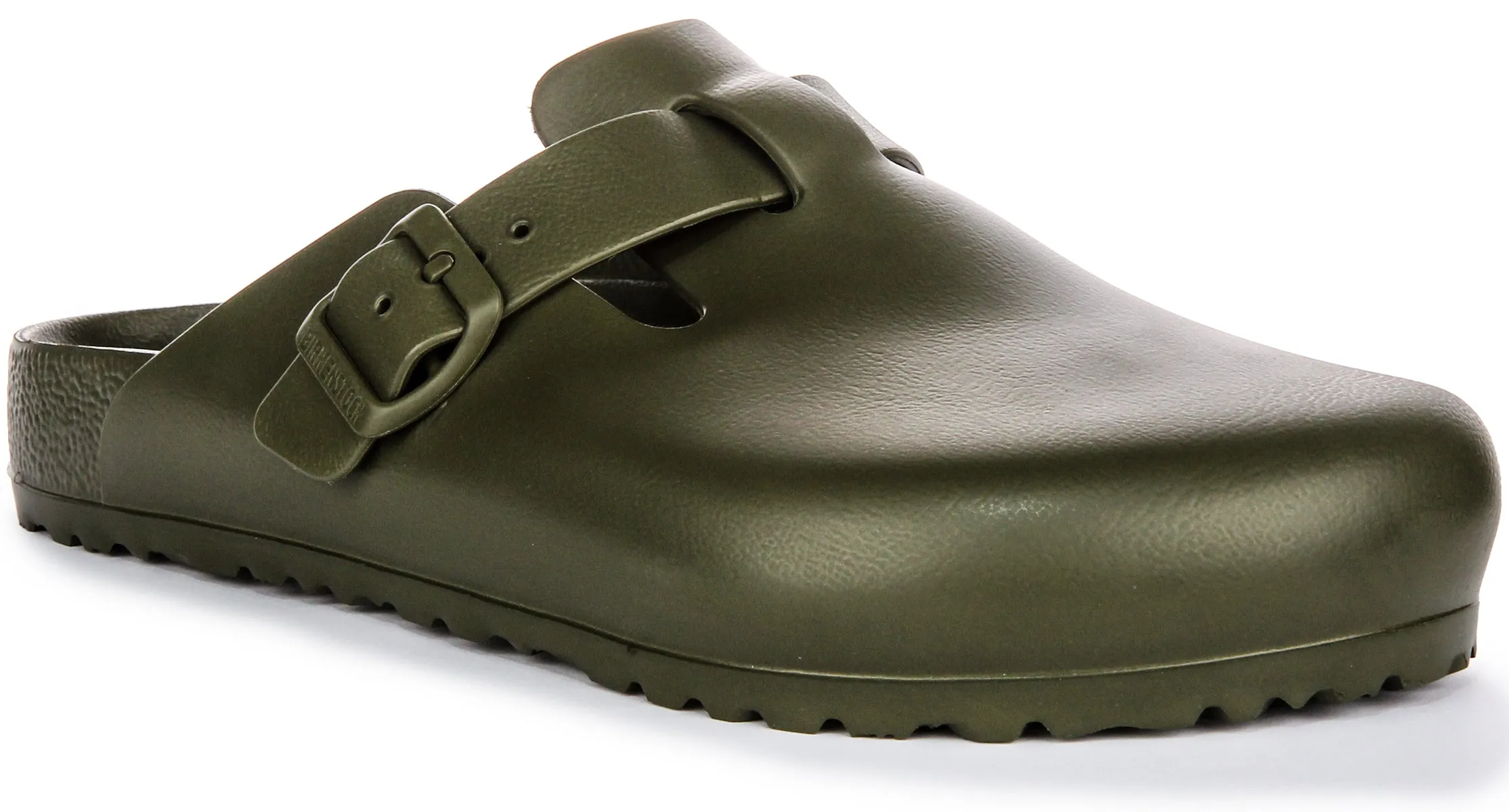 Birkenstock Boston Eva In Khaki Green | Regular Fit Shoes Birkenstock