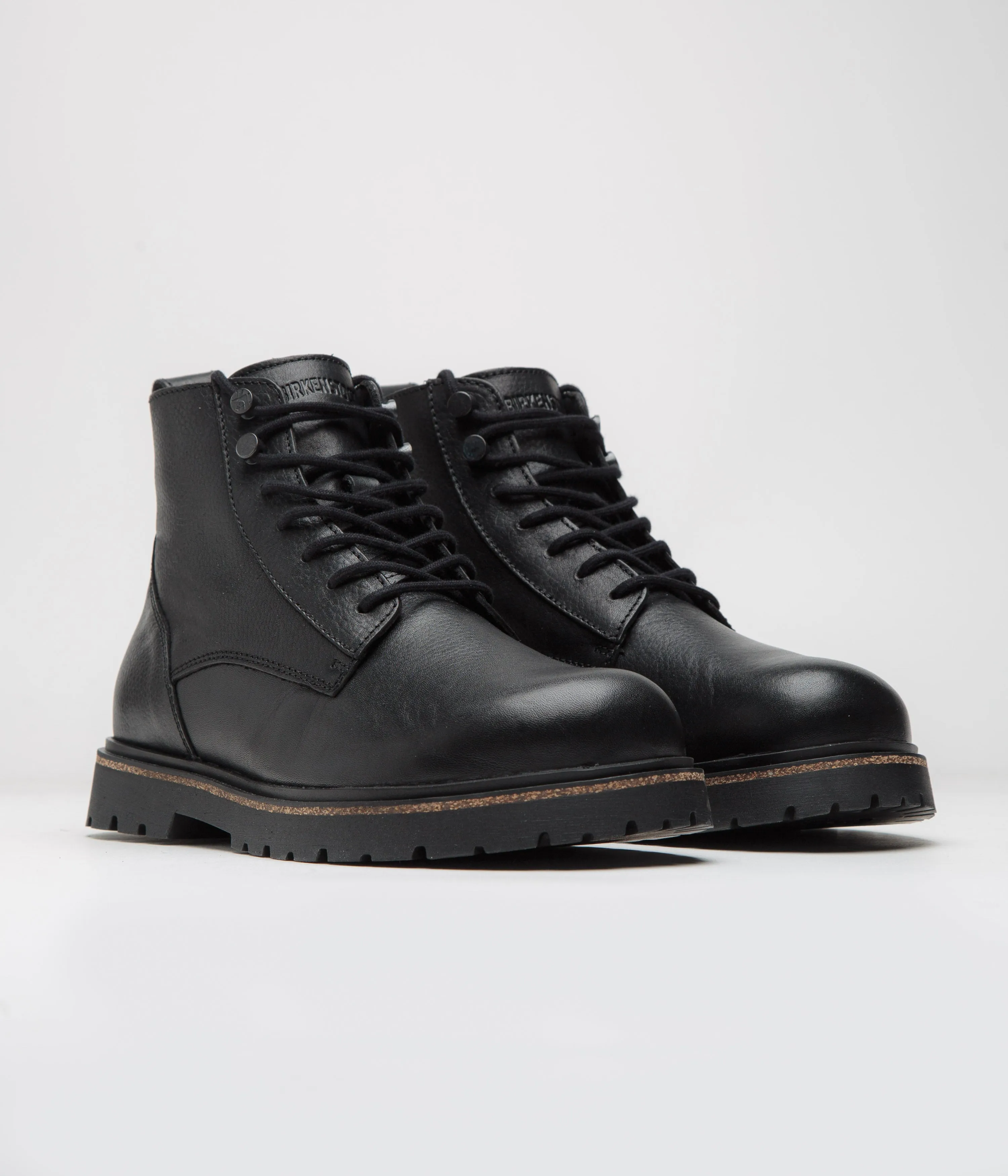 Birkenstock Highwood Lace Mid Shoes - Black Birkenstock Shoes
