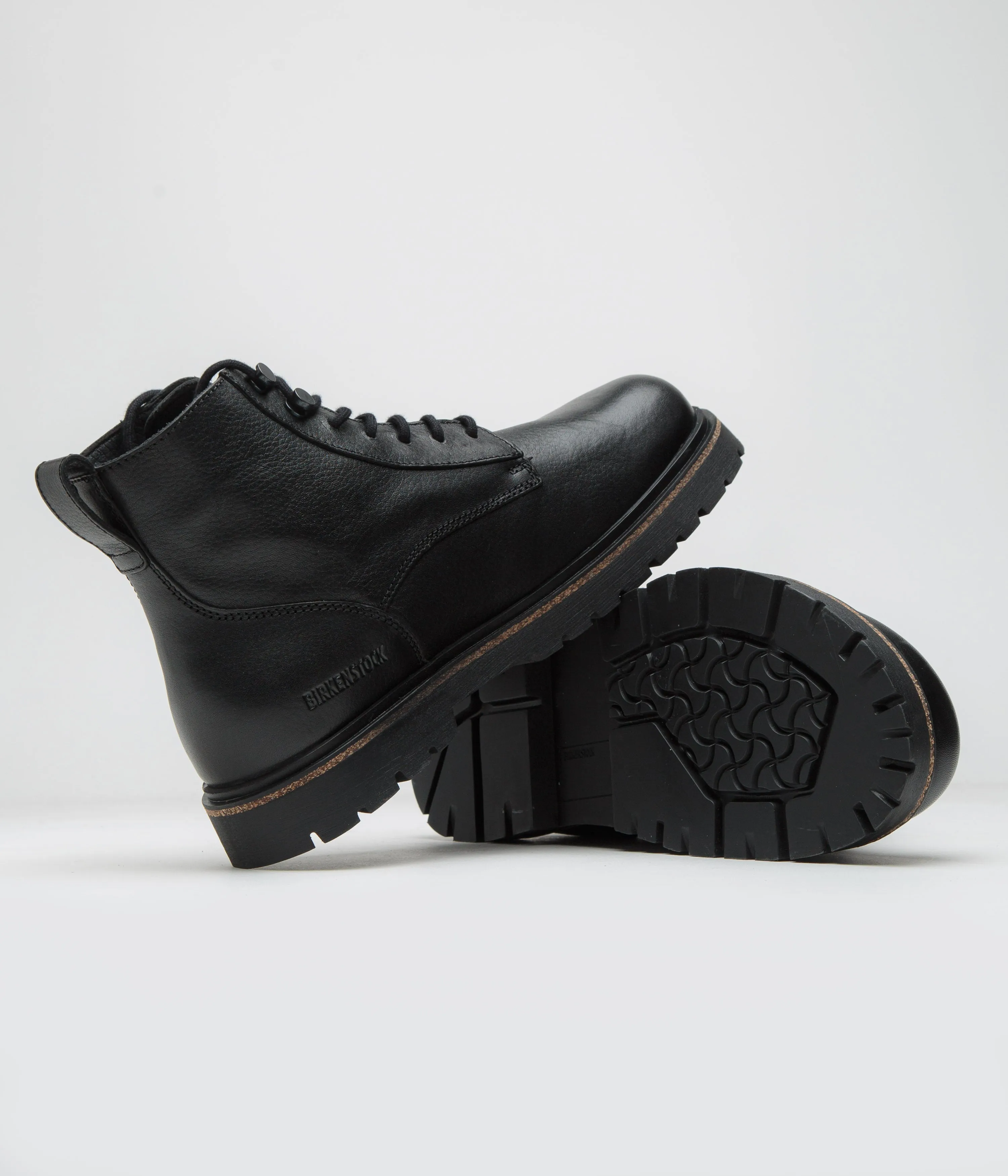 Birkenstock Highwood Lace Mid Shoes - Black Birkenstock Shoes