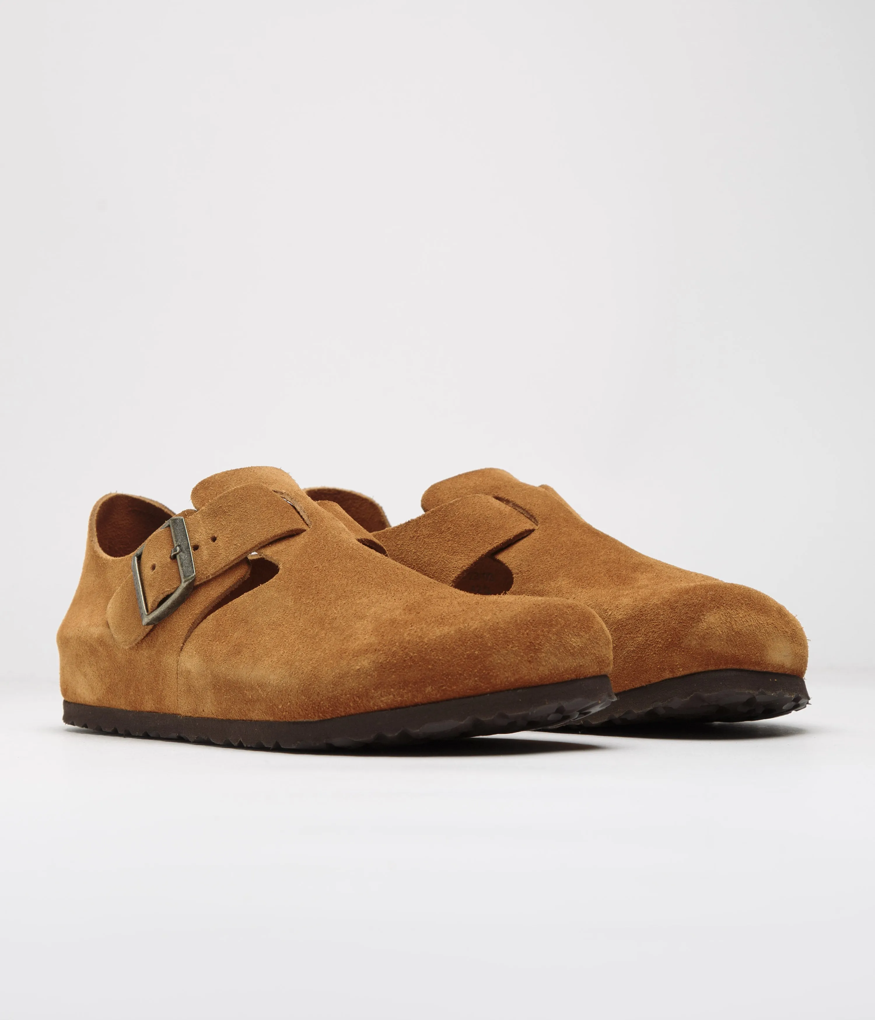 Birkenstock Narrow London Shoes - Mink Birkenstock Shoes