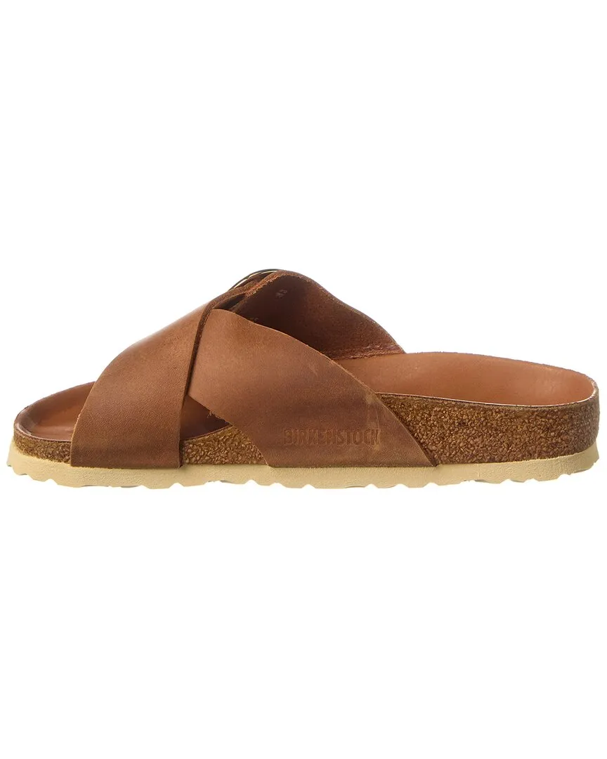 Birkenstock Siena Big Buckle Narrow Fit Leather Sandal