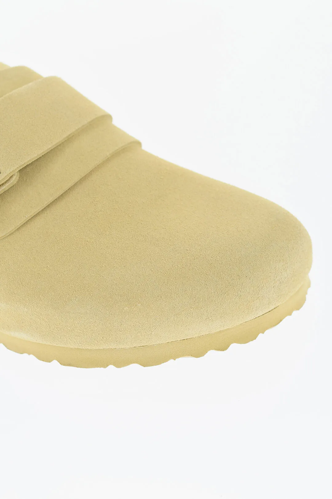 Birkenstock Suede Sandals With Real Fur Inner