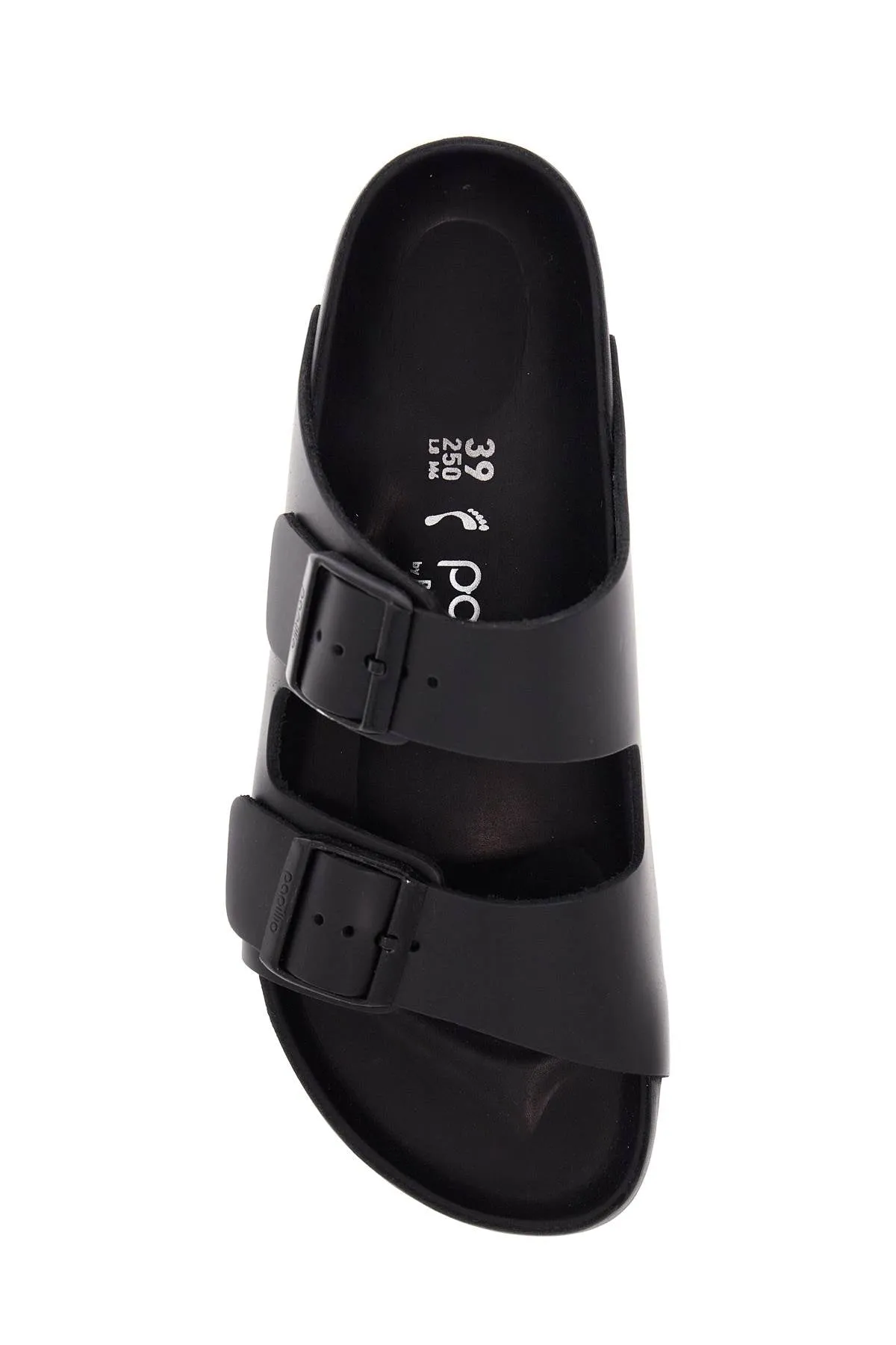 Birkenstock Women's  Leather Platform Sandals With Two Straps And Metal Buckles
