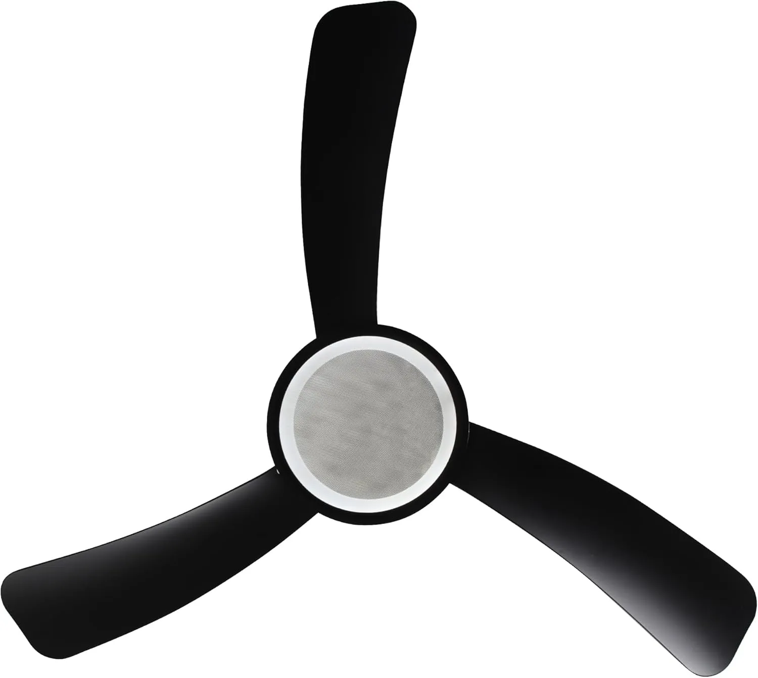 Black Ceiling Fans with Lights and Remote, 52 inch Ceiling Fan with Light, Quiet Reversible DC Motor, 3CCT, 6 Speeds Indoor & Outdoor Modern Unique Bedroom Ceiling Fan