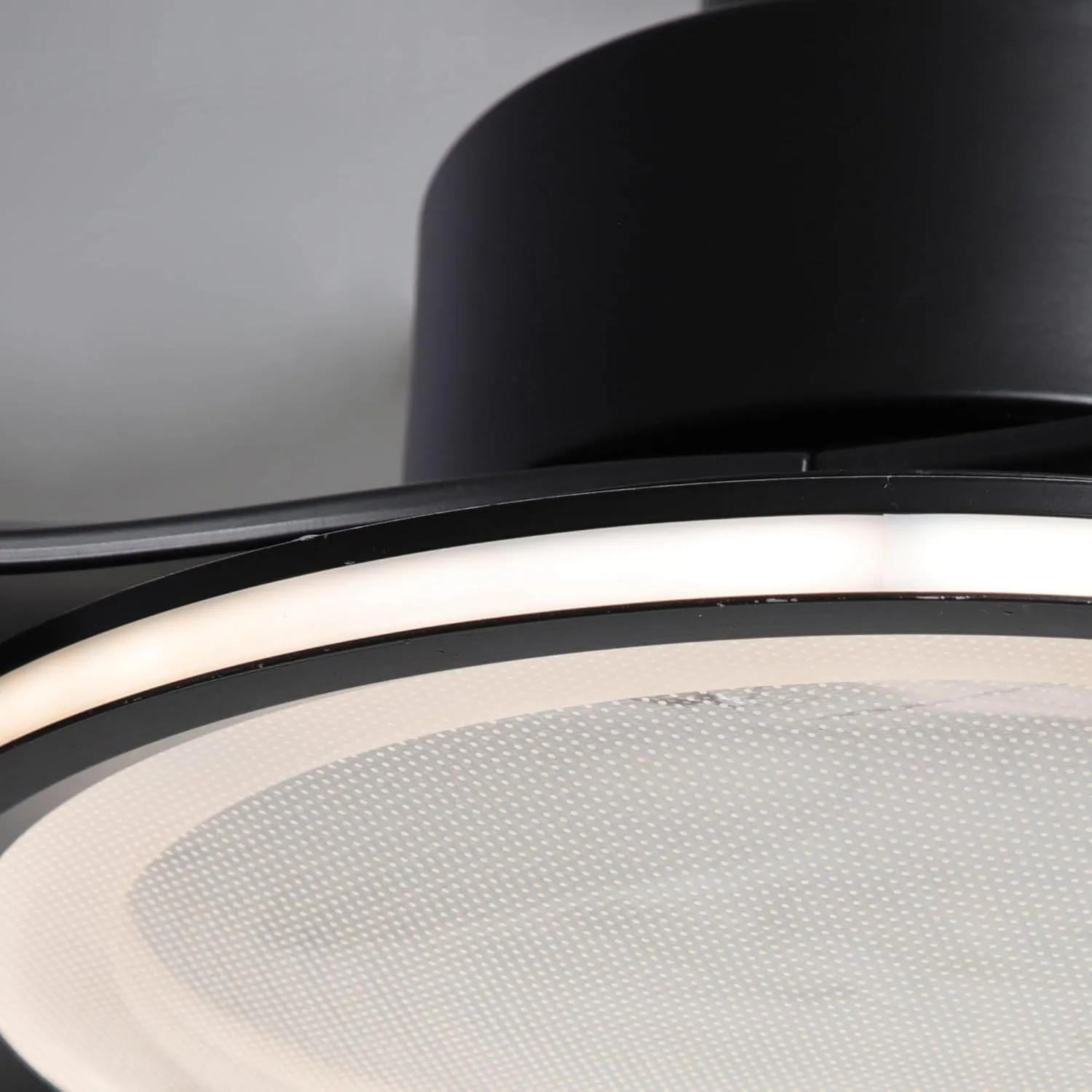 Black Ceiling Fans with Lights and Remote, 52 inch Ceiling Fan with Light, Quiet Reversible DC Motor, 3CCT, 6 Speeds Indoor & Outdoor Modern Unique Bedroom Ceiling Fan