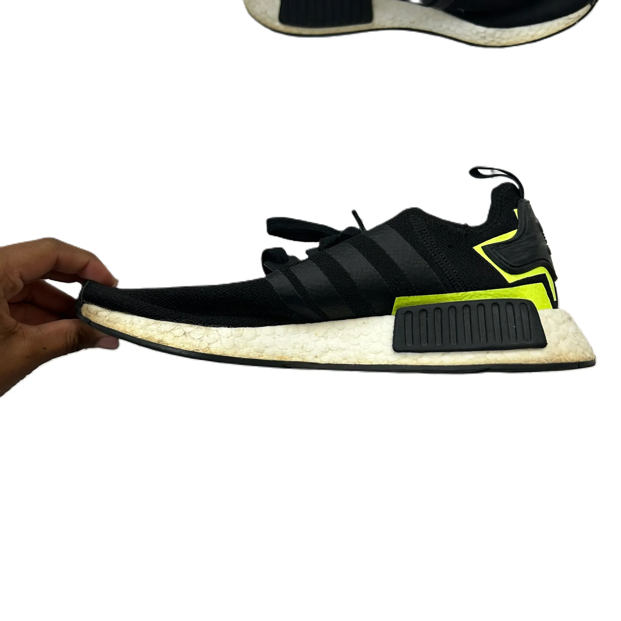 Black Shoes Athletic By Adidas, Size: 8 adidas