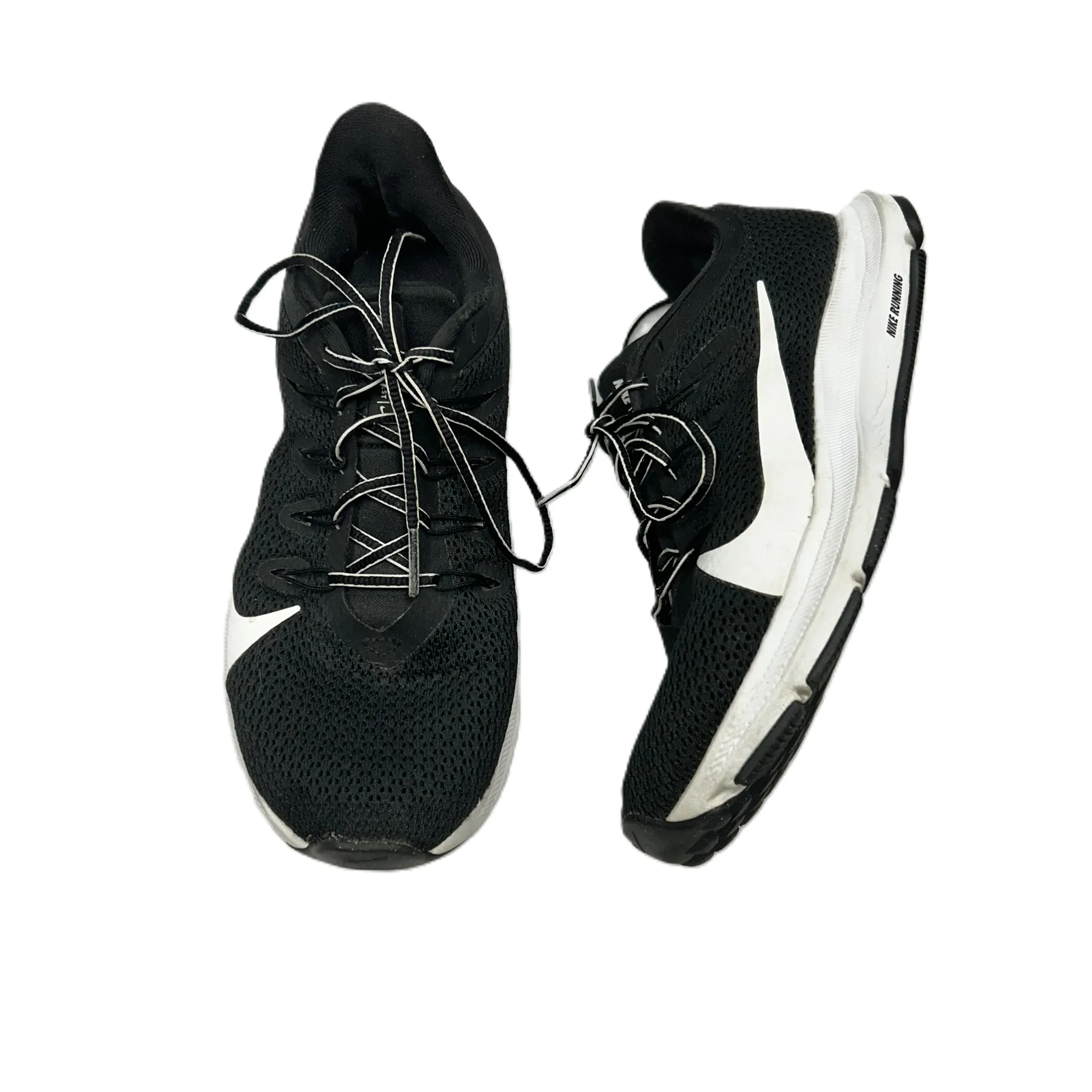 Black Shoes Athletic By Nike, Size: 7 nike