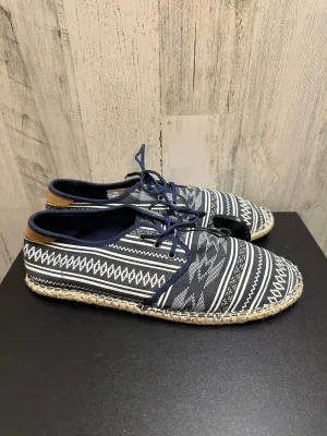 Blue Shoes Flats Toms, Size 10 toms