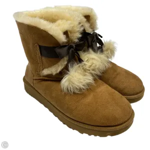 Boots Designer By Ugg In Brown, Size: 8