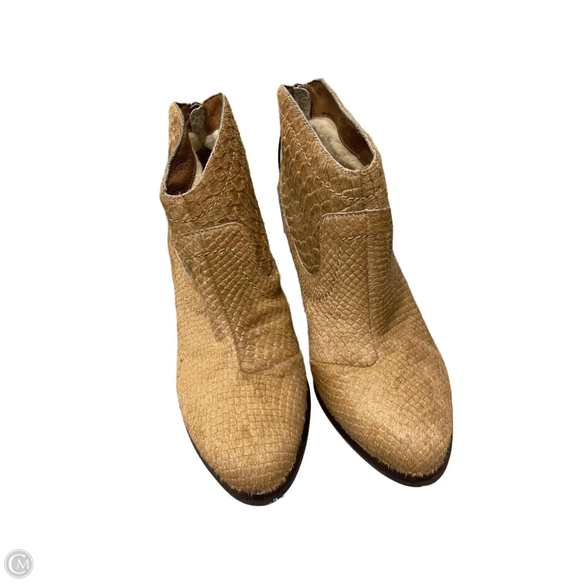 Boots Designer By Ugg In Tan, Size: 7.5