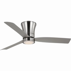 Brant 52"Ceiling Fan Brushed Nickel ifan smart fans for connected homes