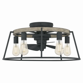 Brockton Fandelier ceiling fans with integrated LED lighting