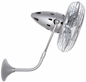 Bruna Parede 19"Ceiling Fan Brushed Nickel compact portable fans for travel and camping