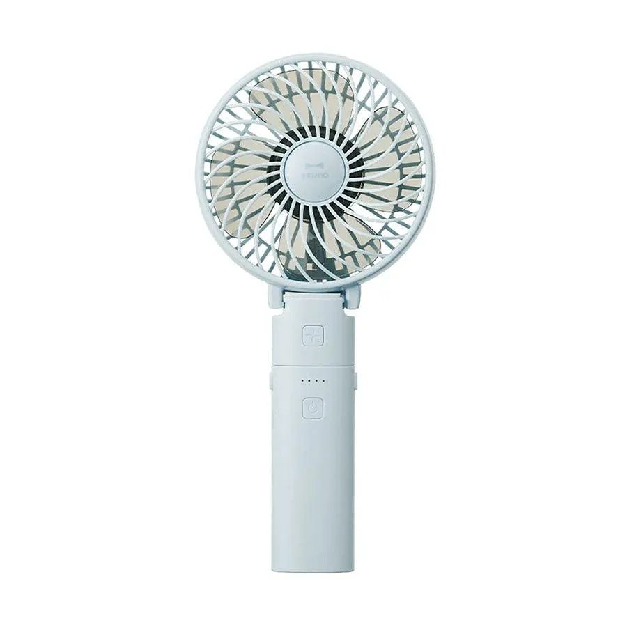 BRUNO Portable Mini Fan - Light Blue neck fans for hands-free cooling comfort