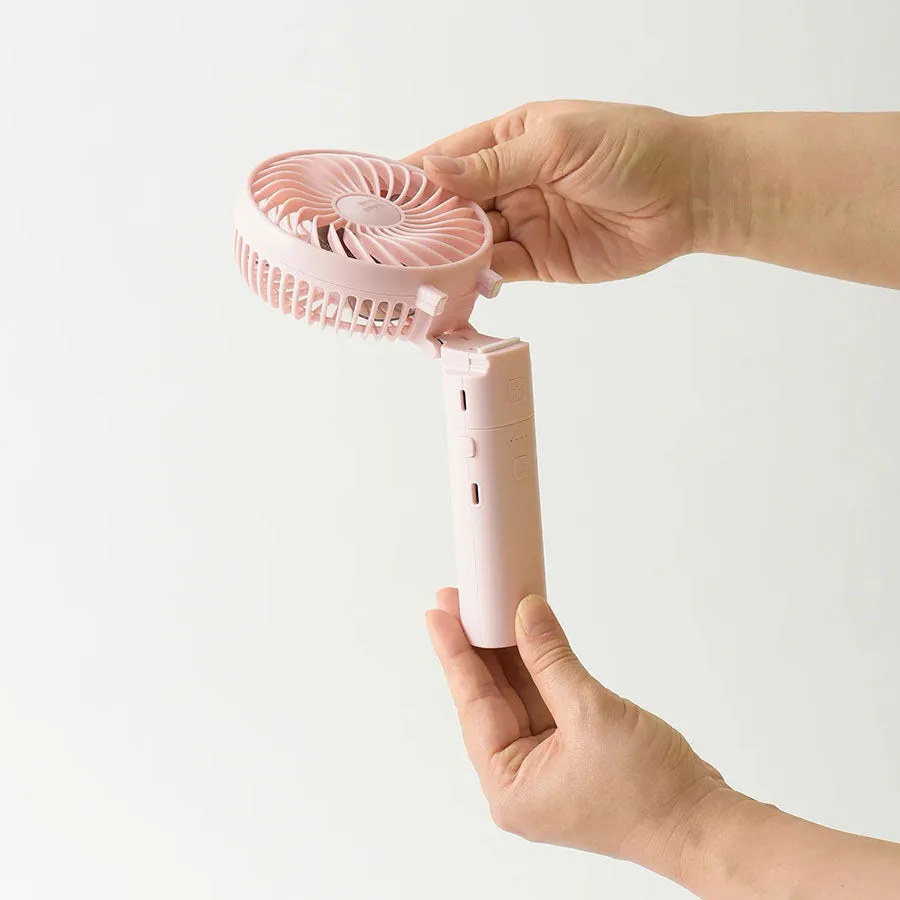 BRUNO Portable Mini Fan - Light Pink (2024)