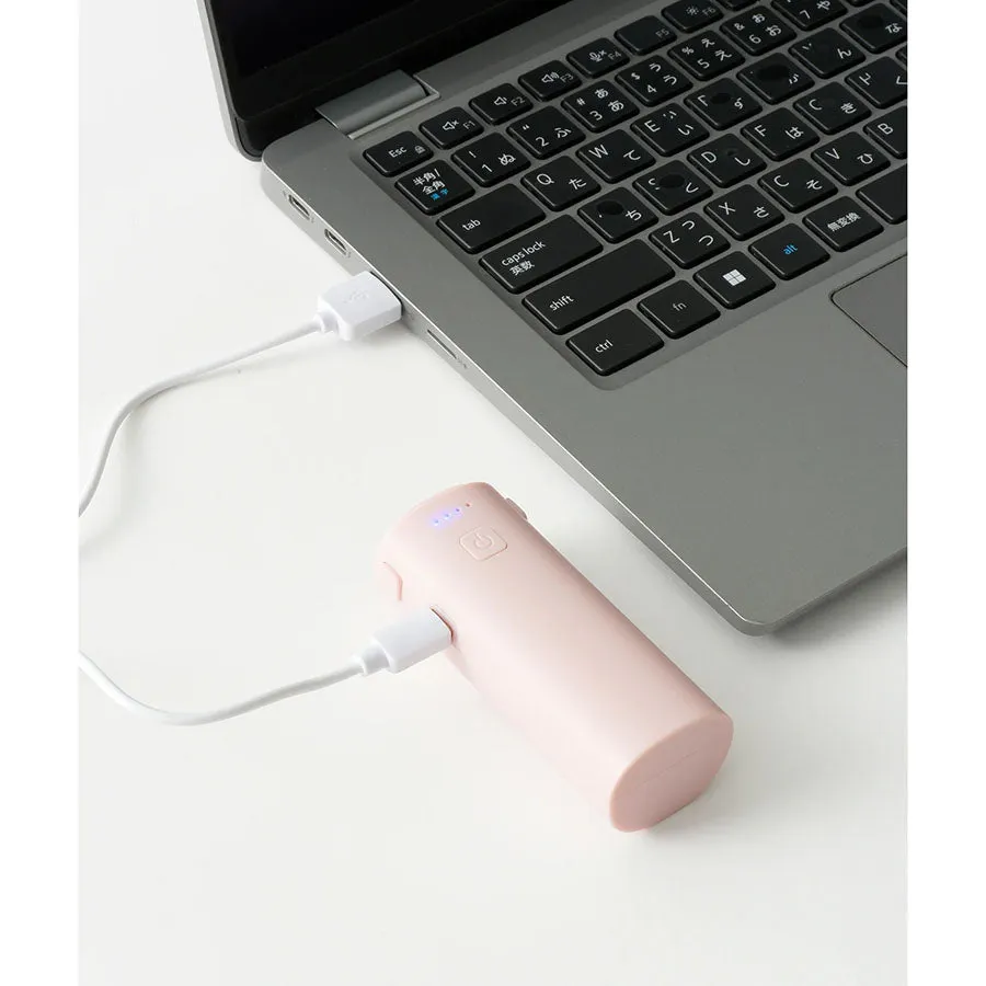 BRUNO Portable Mini Fan - Light Pink (2024)