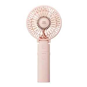 BRUNO Portable Mini Fan-Pink neck fans for hands-free cooling comfort