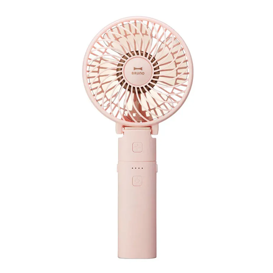 BRUNO Portable Mini Fan-Pink neck fans for hands-free cooling comfort