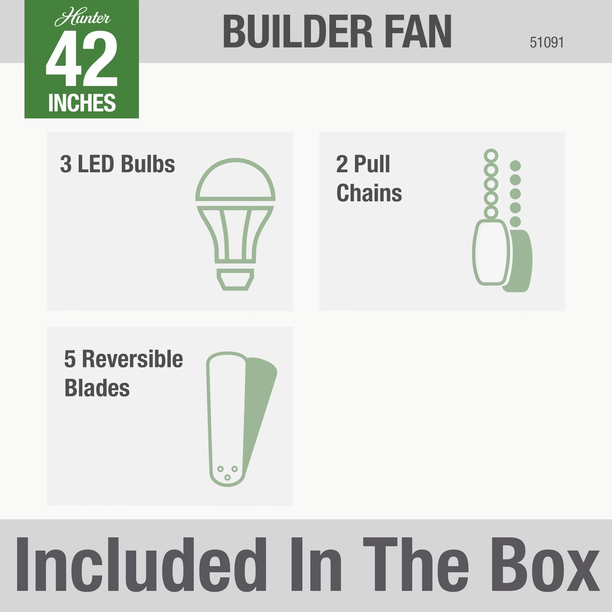 Builder 42"Ceiling Fan New Bronze