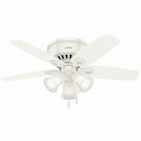 Builder 42"Ceiling Fan Snow White ifan smart fans for connected homes