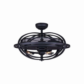 Canarm 24 Inch Cyra Matte Black Ceiling Fan efficient ceiling fans for home cooling