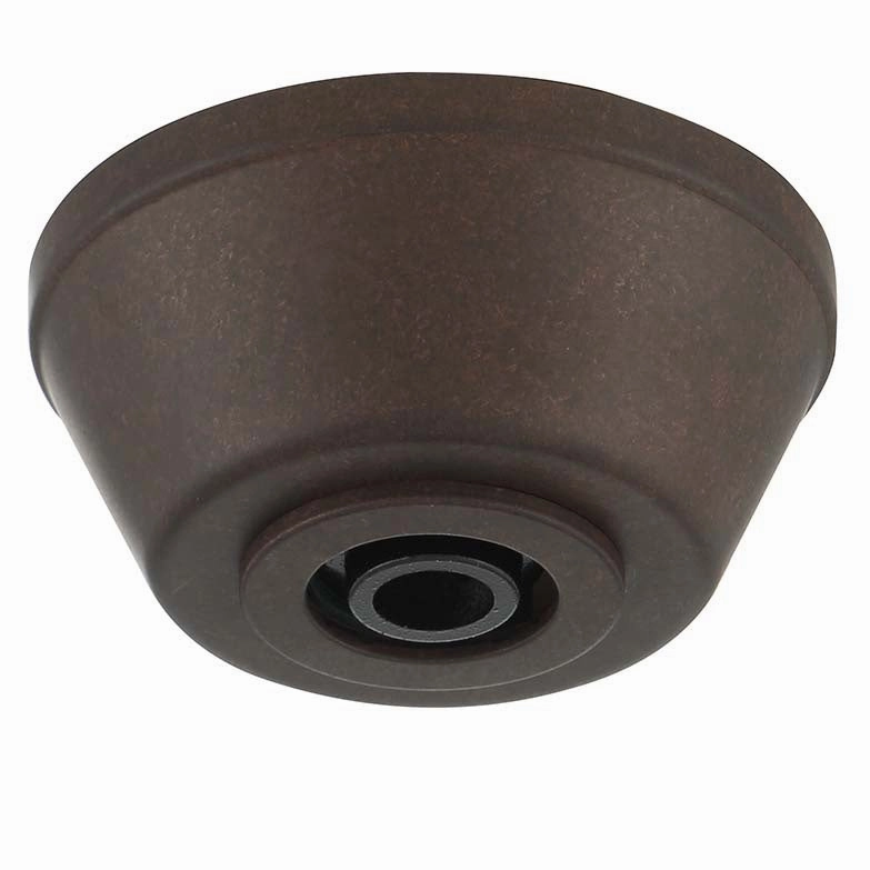 Canopy Locking System Canopy Locking System in Aged Bronze Textured Energy-efficient ceiling fan with remote