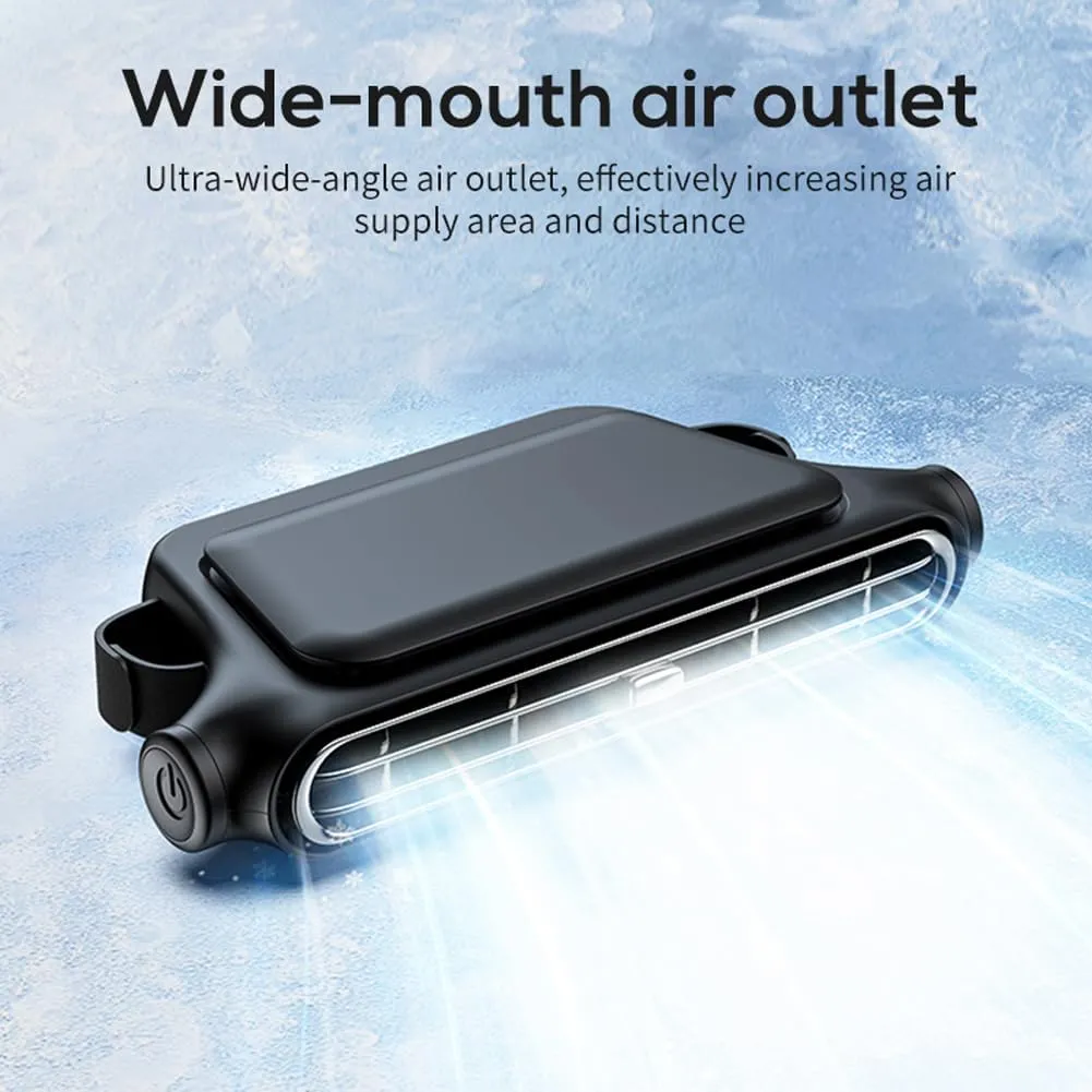 Car Cooling Fans For Backseat, Car Fan for Driver and Passenger's Seat Portable Backseat Cooling Fan Kids Baby with 3 Adjustable Wind Speeds for Vehicle Jeep Van RV Truck (Black 3000mAh)