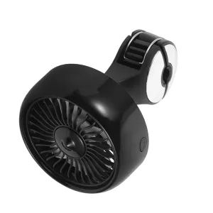 Car Fan for Backseat USB Powered Headrest Cooling Fan Airflow Compact Design for Boys and Girls and Family Comfort Vehicles Easy to Install Rear-mounted fan for childrens safety
