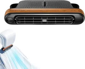 Car Fans for Backseat for Kids, 2025 USB Car Seat Fan Headrest, Portable Car Seat Air Conditioner with 3 Speeds, Rear Facing Car Seat Fan Cool Your Car Without Ac for Front & Back Seats (B) Rear-mounted fan for childrens safety