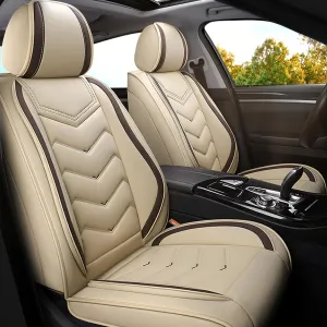 Car Seat Covers for Nissan Kicks 2018-2025, Premium Nappa Leather Car Seat Cover, Stylish Sport Seat Covers Automobile Seat Cover Sets.(Standard 2 Seats/Beige) Waist-mounted portable fan for outdoor use