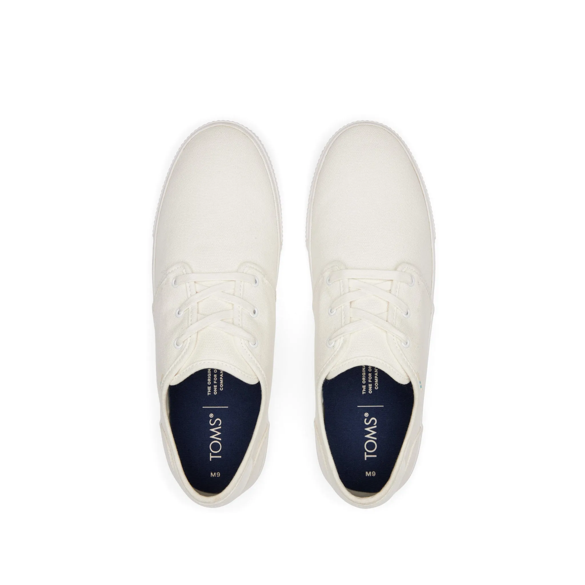 Carlo White Canvas Lace-Up Sneaker