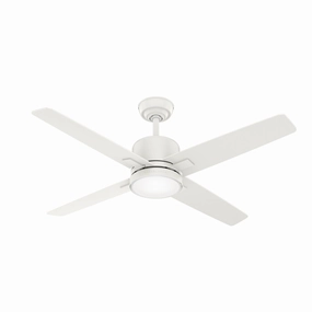 Casablanca Axial 52" Indoor Ceiling Fan with 16WLED and Wall Control Ceiling fan with adjustable speed settings