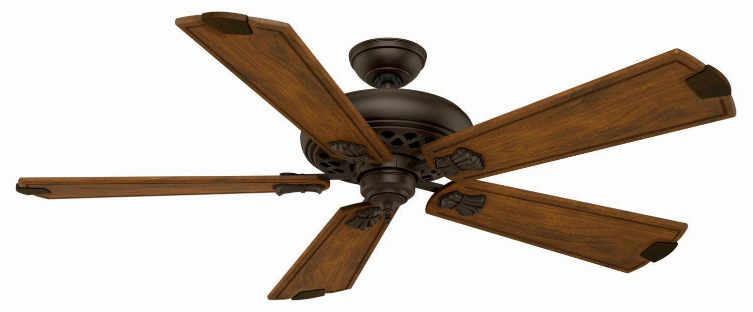 Casablanca Fellini 60" Indoor Ceiling Fan with Wall Control in Brushed Cocoa Ceiling fan with adjustable speed settings