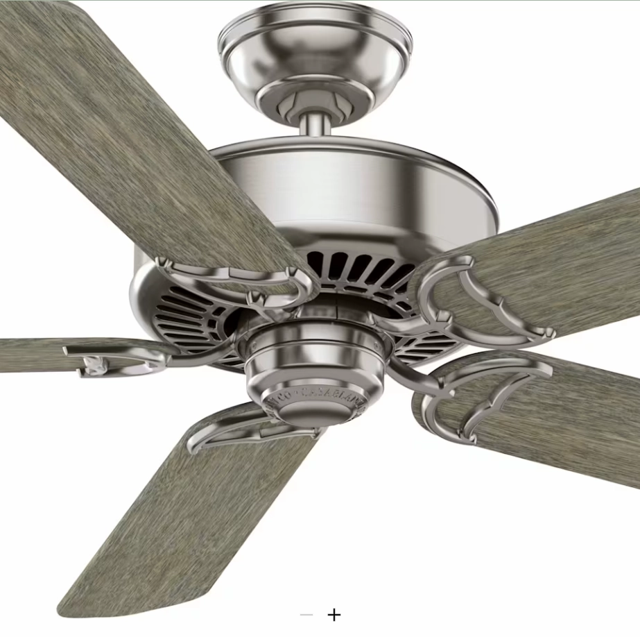 Casablanca Panama 54" Indoor DC Ceiling Fan with Remote Ceiling fan with adjustable speed settings