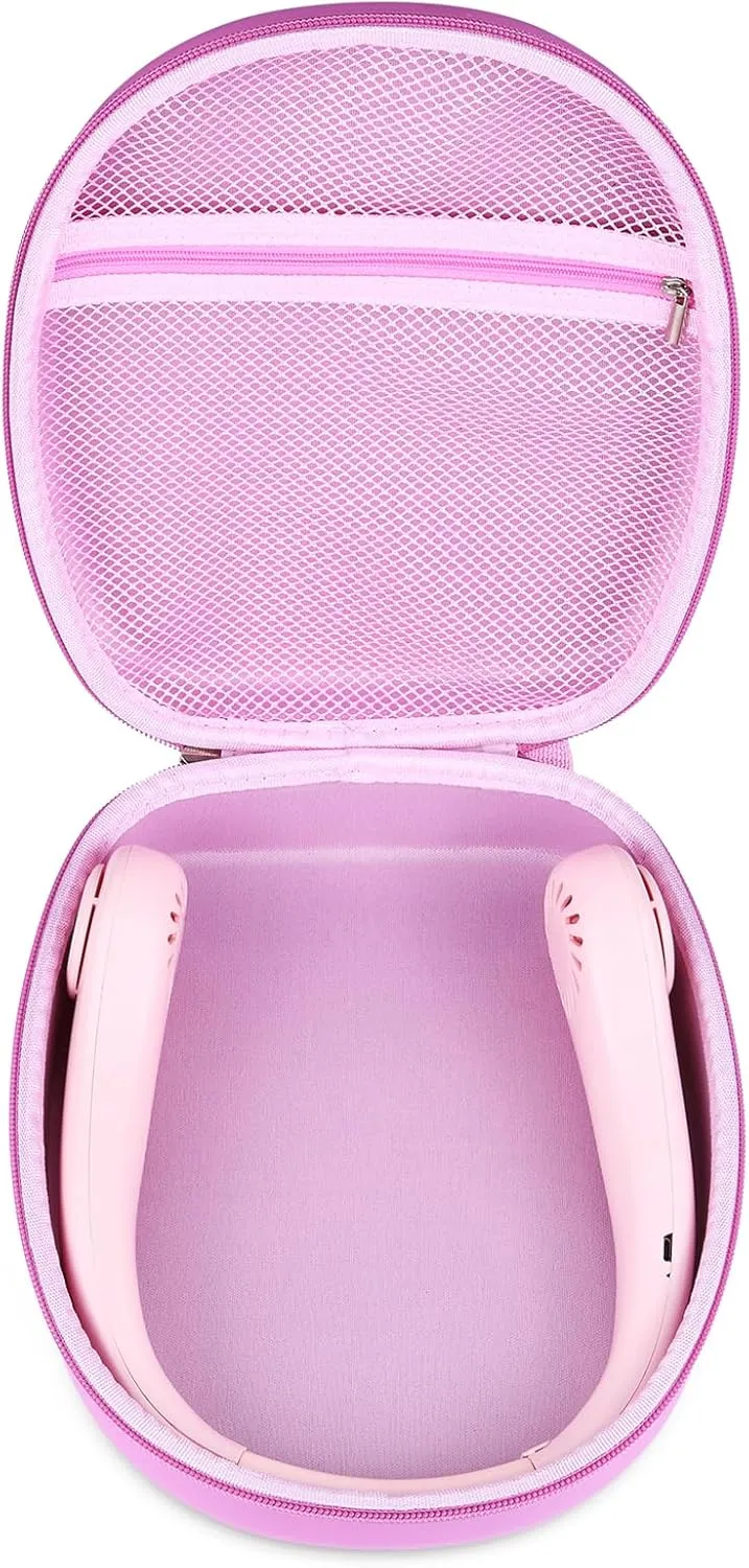 Case Compatible with PenKou/for JISULIFE/for FrSara/for CIVPOWER/for ASNUG/for DGLK Portable Neck Fan .Portable Fan Case.USB Rechargeable Personal Fan Storage Box(Box Only) Neck fan for hands-free comfort