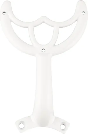 Ceiling Fan Blades Arms Replacement, 52" White Finish Ceiling Fan Blade Mounting Bracket Support Holders Replacement Parts for Replacing the Worn Fans Blades Fan with safety blade design