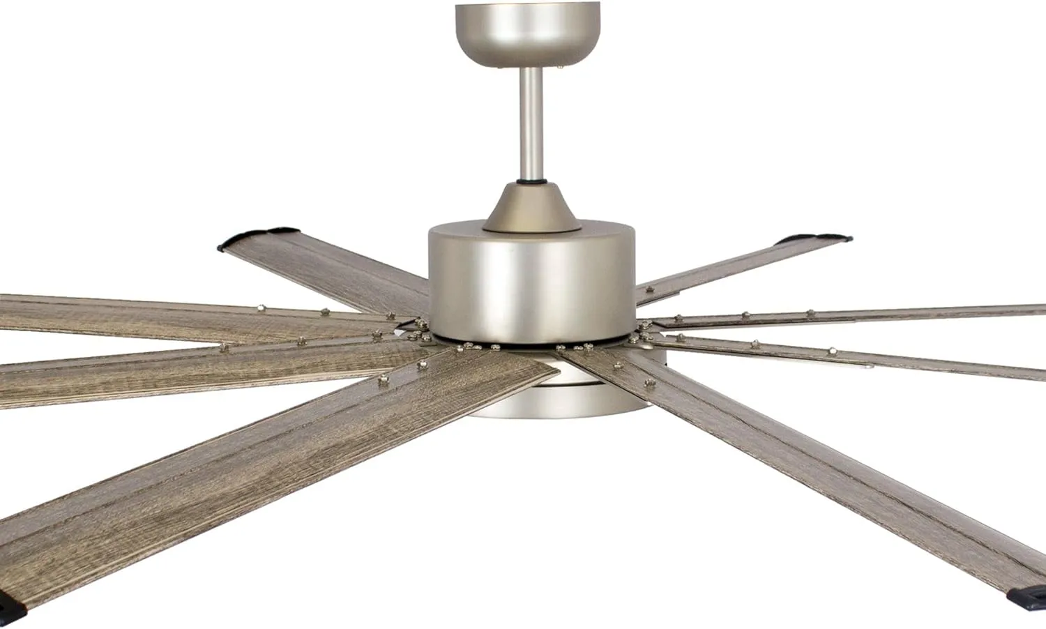 Ceiling Fans with Lights and Remote, 72 Inch Large CFM Ceiling Fan for Bedroom Living Room Shop Indoor Outdoor Fans, Dimmable LED Light with Fan, DC Motor 8 Reversible Blades, ETL Tested, Nickel