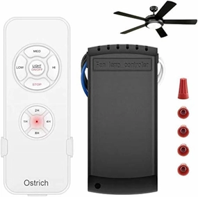 Ceiling Fan Remote Control Kit, Timing Wireless Remote Control App-controlled remote fan for convenience