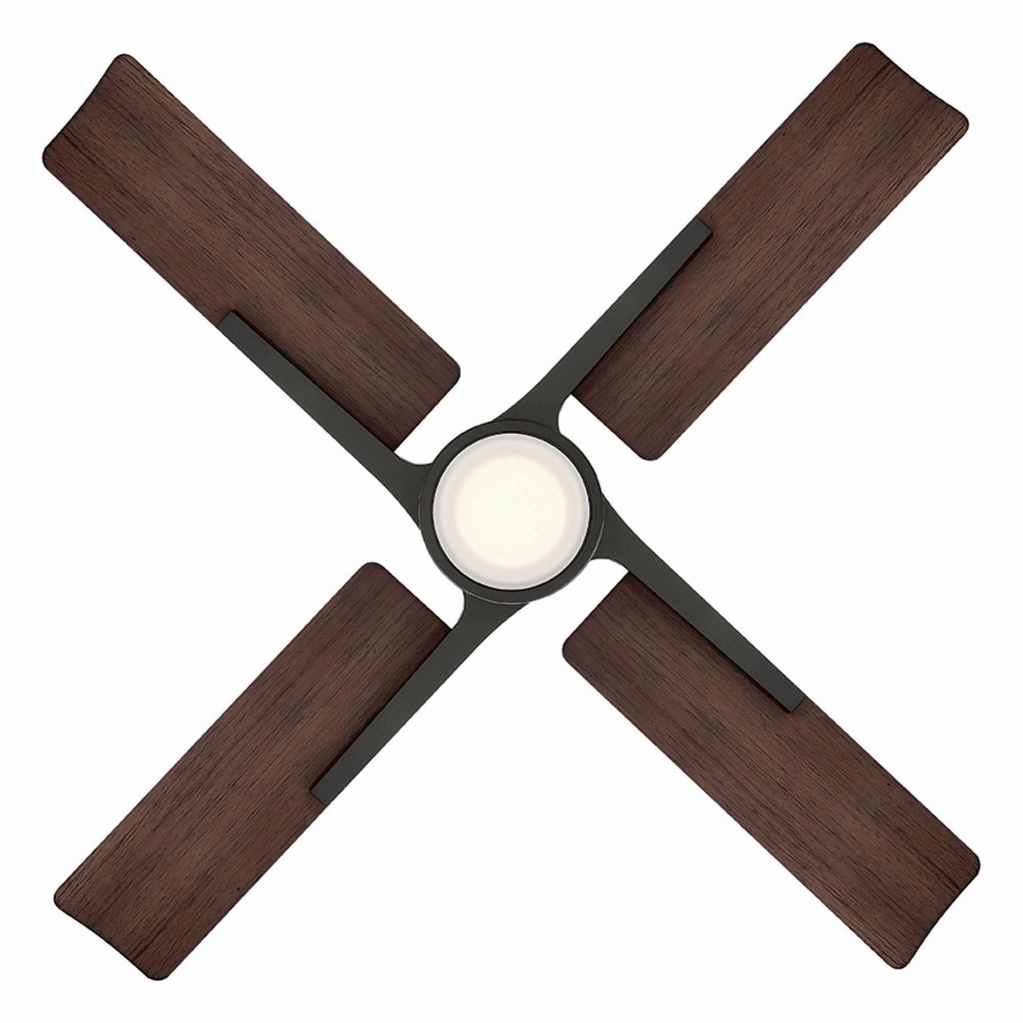 Cervantes Indoor/Outdoor 4-Blade 56" Smart Ceiling Fan with LED Light Kit and Remote Control